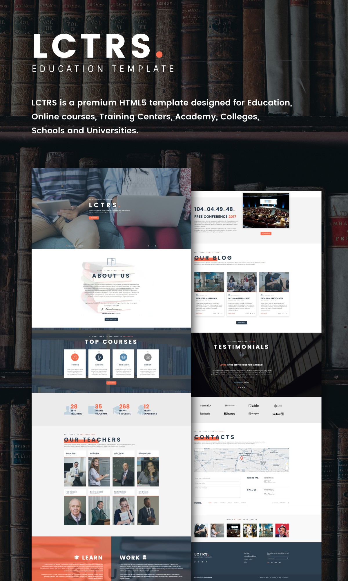 LCTRS - Education & Online Courses Responsive HTML Template - 1