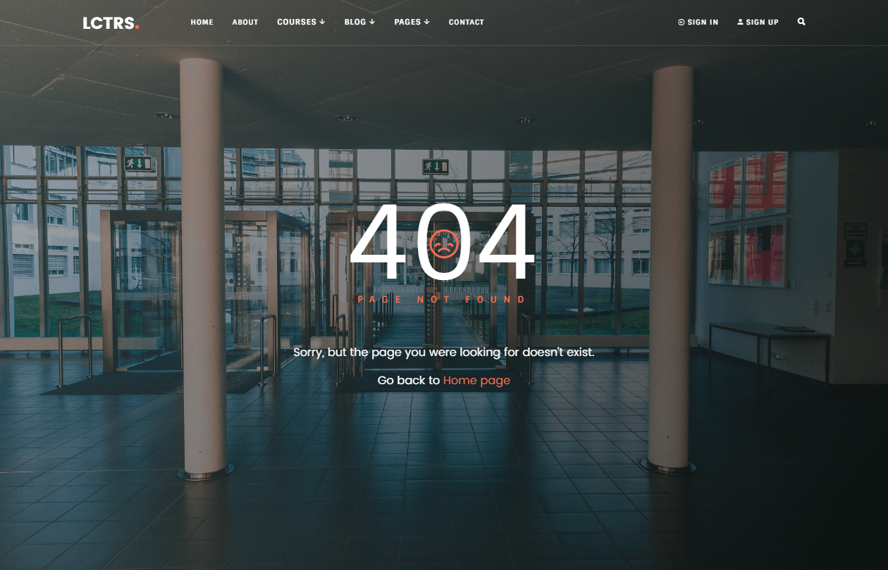 404 page